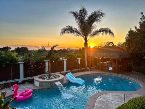 Bay Park House | Stunning Bayview Oasis: Pool Spa Views Games