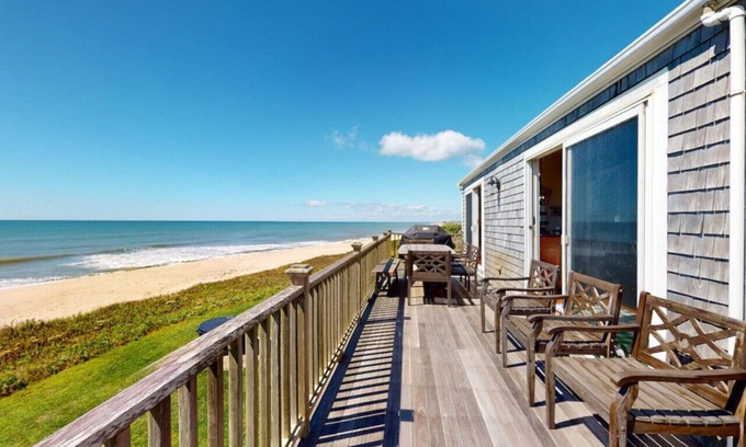 Nantucket House | Stunning Beach Front - w/ Hot Tub & Fire Pit