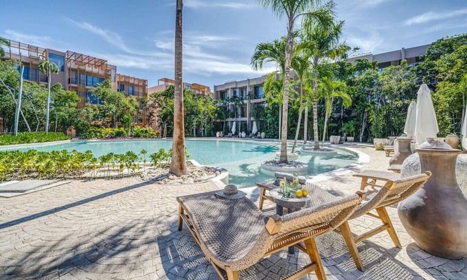 Zama Condo | Stunning Chic 1 BR in Tulum Oasis w/Lagoon Pools