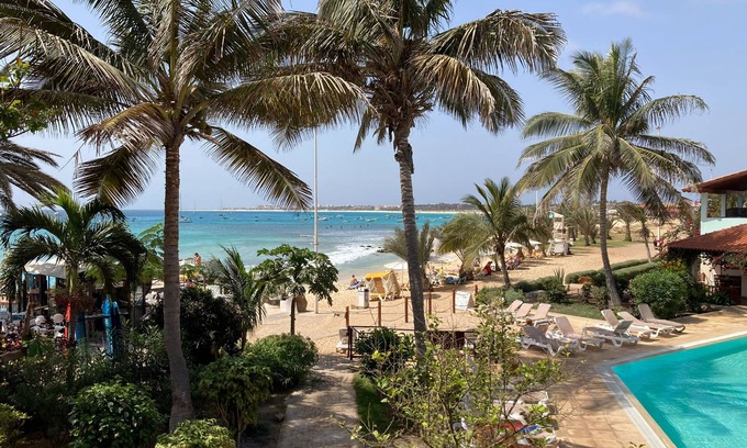 Santa Maria Condo | Stunning Front Line Apartment 56 with breathtaking views of white sandy beach