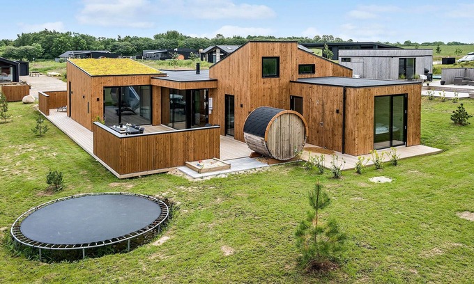 Hvidbjerg Strand House | Stunning home in Børkop with sauna