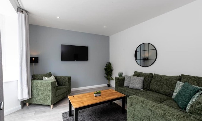 Darlington Apartment | Stunning newly refurbished house by Our Home Short Stays with TV in each bedroom and crisp white hotel linen