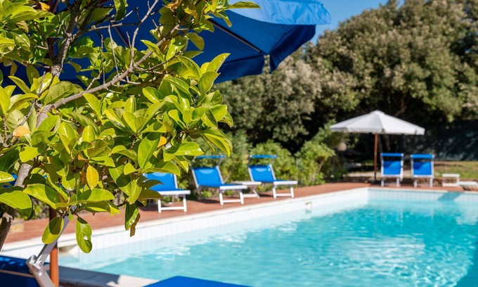Massa Marittima Villa | Stunning private villa with A/C, WIFI, private pool, TV, patio, pets allowed and panoramic view