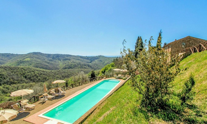 San Vincenti Villa | Stunning villa for 22 people with A/C, private pool, WIFI, TV and panoramic view