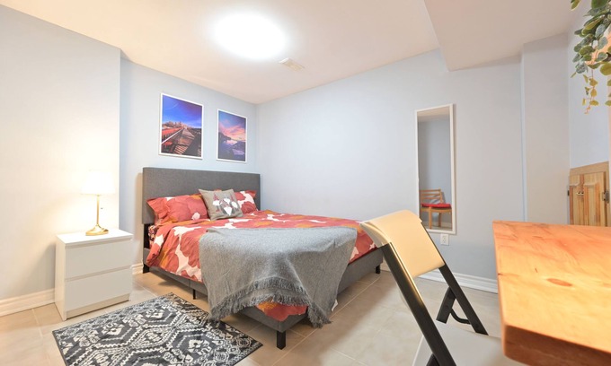 Pickering Apartment | Stylish 2BR: w/free parking & streaming!