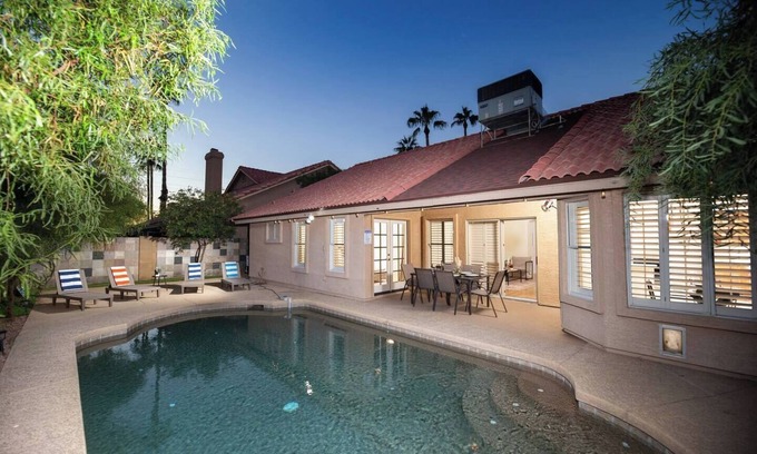 Pecos West House | Stylish & Sunny with Heated Pool in the Foothills!