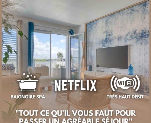 Les Sables d'Olonne Apartment | Suite Olonna Spa et Terrasse à 7 min des plages