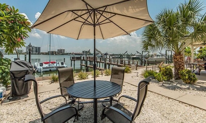 Clearwater Beach House | Sun Harbor Unit 1 - A Weekly Beach Rental 3 Bedroom Townhouse by Redawning