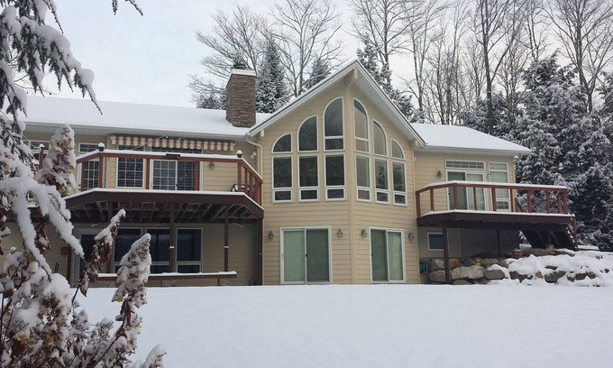 Mount Sunapee Villa | Sunapee Villa - Great view of Sunapee Mountain with Lake Sunapee nearby
