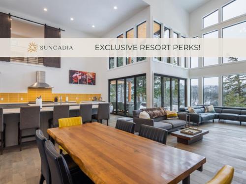 Cle Elum House | Suncadia 7 Bdrm Home with Amazing View and a Hot Tub