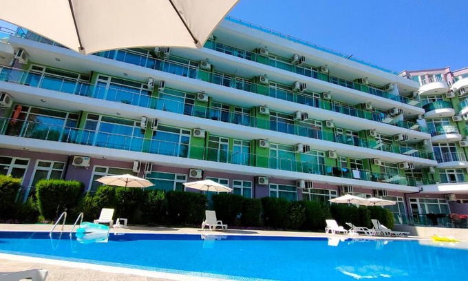 Chaika Apartment | Sunny Beach Studio in Apartcomplex Solmarine
