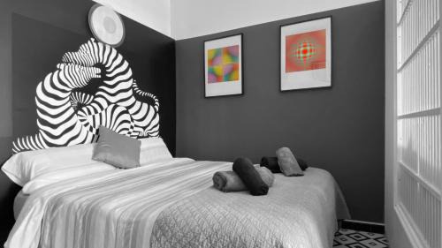 Miami Platja Apartment | Sunrise Estudio Zebra, con vistas jardín y mar
