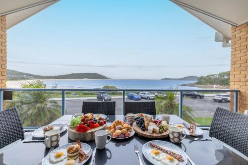 Fingal Bay House | Tah Villa 1, 68 Marine Dr - stunning views, linen and air con