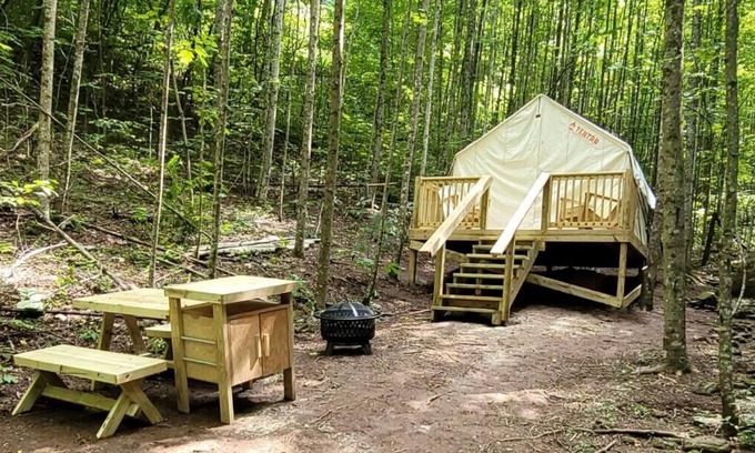 Gatlinburg - Pigeon Forge RV Rental | Tentrr Signature Site - Happy Hollow Hideaway Glade site