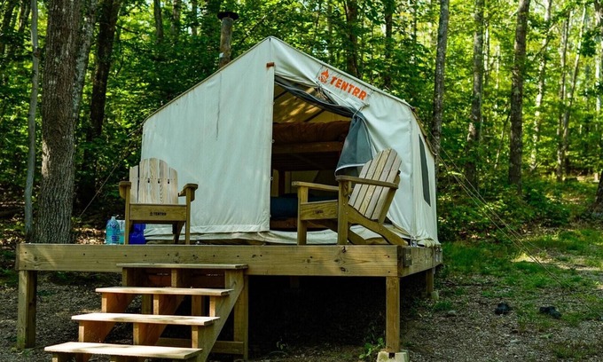 Camden RV Rental | Tentrr State Park Site - Maine Camden Hills State Park - Bay View Tentrr 1 - Sin