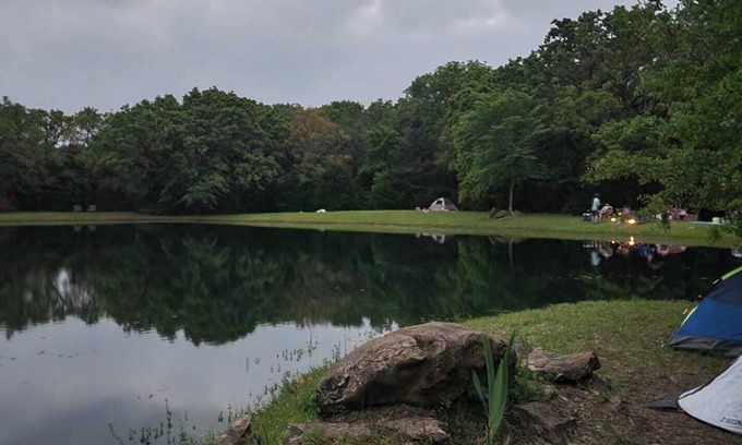 Elmo RV Rental | Texas Safari Camp-Family Friendly Tent Sites w/Fishing,Paddling,Swimming&Hiking