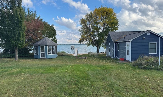 Shell Lake Cabin | The beach is calling.right outside your window. come relax and play!