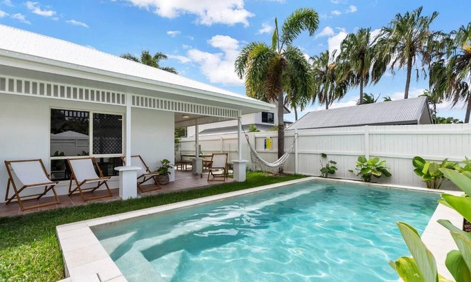 Palm Cove Villa | The Bird House - Poolside Haven a Stroll from Beach