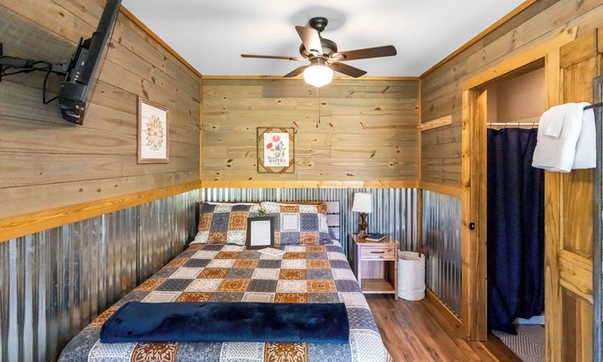 Moravian Falls Cabin | The Fire Cabin sets in the heart of the beautiful Moravian Falls