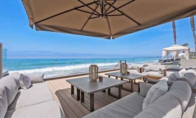 Capistrano Beach House | The Sandbox - Vintage Beachfront Bungalow on private beach with air conditioning