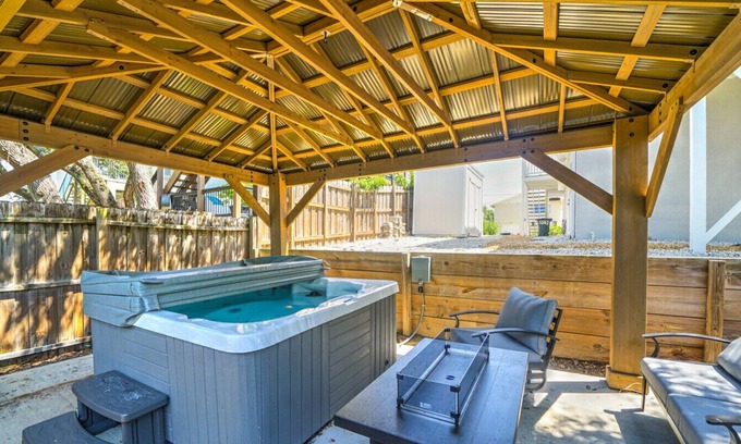Butler Beach House | The Turtle`s Nest | Hot tub nights & cool fall breezes!