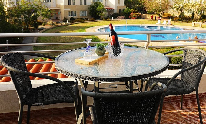 Esentepe Apartment | Turtle Bay Village: Apt w Pool, Sea View Terrace
