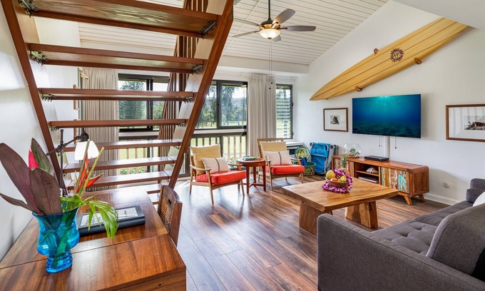 Kahuku Apartment | Turtle Bay West Studio With Loft 1 Bedroom Apts by Redawning