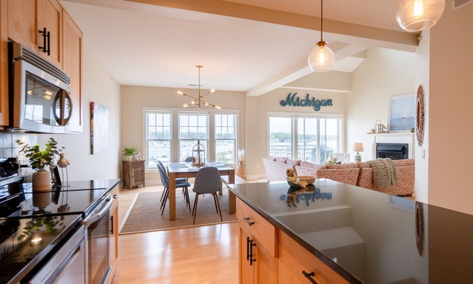 Spring Lake Condo | Two Story Upscale Condo w/Amazing Lake Views