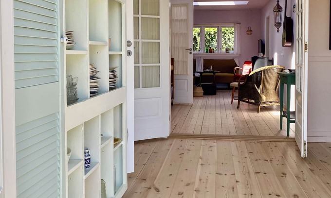 Tejn Cottage | Unique cottage with sea views and rock garden on Bornholm