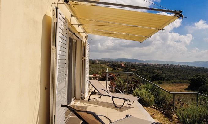 Foiniki House | VACATION HOME BY THE SEA ON A HILL ABOVE THE BEACH, FANTASTIC PANORAMA