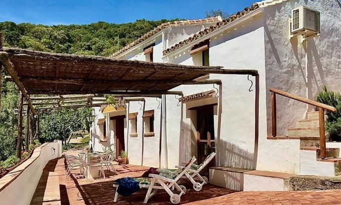 Genalguacil House | Vacation Home "Hide Away In Spain Farmhouse 2" with Mountain View, Pool, Wi-Fi, A/C, Terrace & Garde