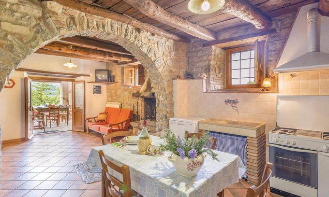 Ortignano Raggiolo Apartment | Vacation home in wooded heights, with swimming lake.