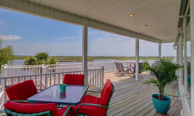 Surf City House | Vacation Paradise! Awesome Waterfront Home, Unbelievable View Of Stump Sound!