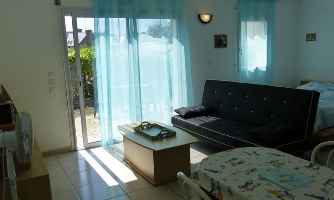 Damgan Apartment | Very nice studio with terrace at 2 steps from the beach - Damgan - (D)