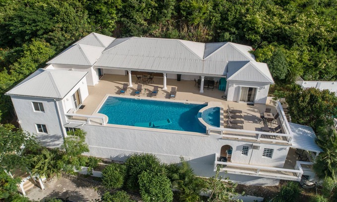 Almond Grove Villa | Very private villa with awesome views overlooking Simpson Bay and Full Generator