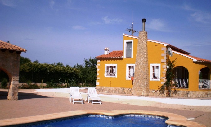 Jalon Villa | Villa Benibrai. Private pool, A/A, Wifi, 3 bedrooms