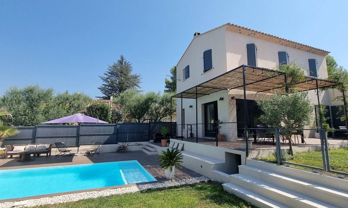 Lagnes House | Villa Caladou - private swimming pool