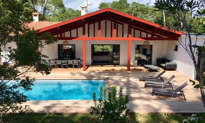 Soorts-Hossegor Villa | Villa Hossegor, 290m2, 12 Couchages, Piscine