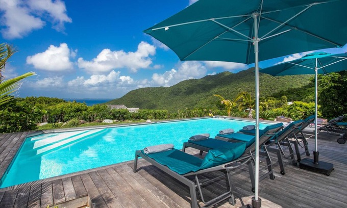 Anse Marcel Villa | Villa Saba, prestigious property, idyllic setting between sea and mountains