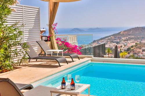 Kalkan Villa | Villa Seftali Seaview 4 beds