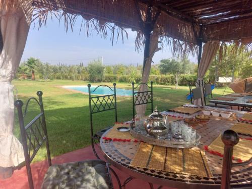 Ait Bou Nit Villa | Villa sur ferme, piscine & vue sur Atlas
