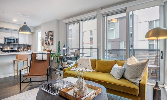 South of Market Apartment | Walkable SoMa 2BR w/Gym + Game Patio near Civic Center by Blueground