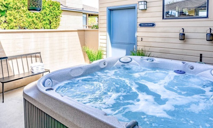 Wapato Point House | Wapato Point Resort home with hot tub and views