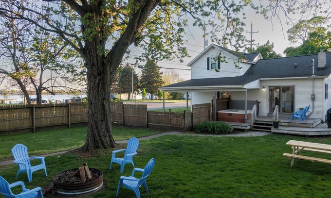 Spring Lake House | Water Escape; Hot Tub, River Views & Splash Pad
