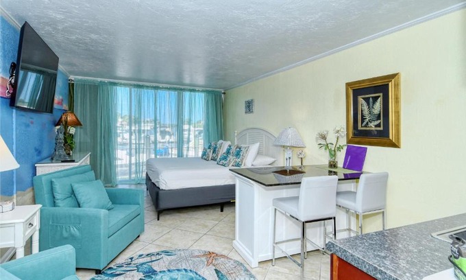 Trailer Estates Apartment | Waterfront Room, Heated Pool, Tiki Bar & Grill