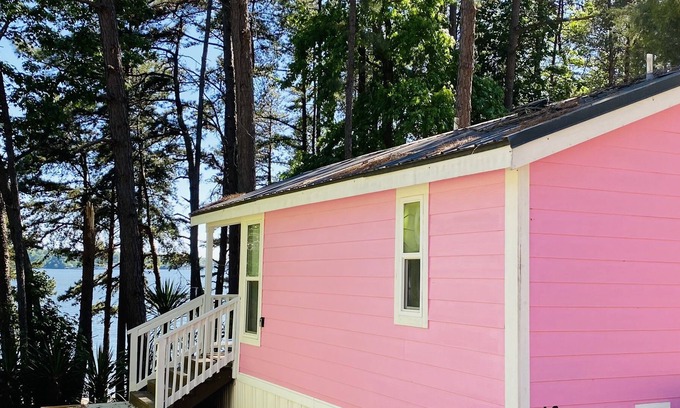 Steele Creek Cabin | Waterview Studio Cabin With Private Porch #10 at Long Cove Resort by Redawning