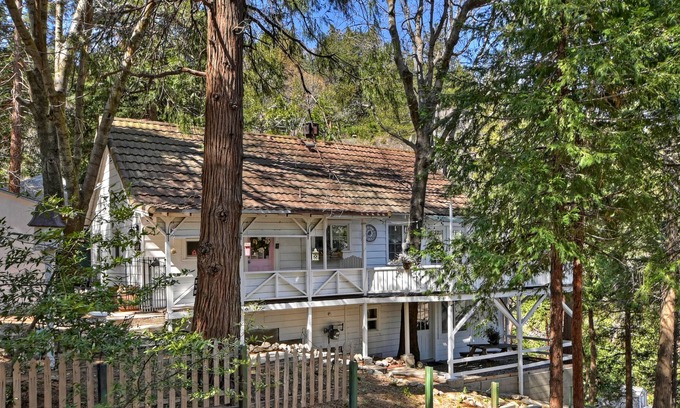 Crestline Cottage | Welcome to Cupcake Cottage! Fireplace! Pet Friendly! Sleeps 4!