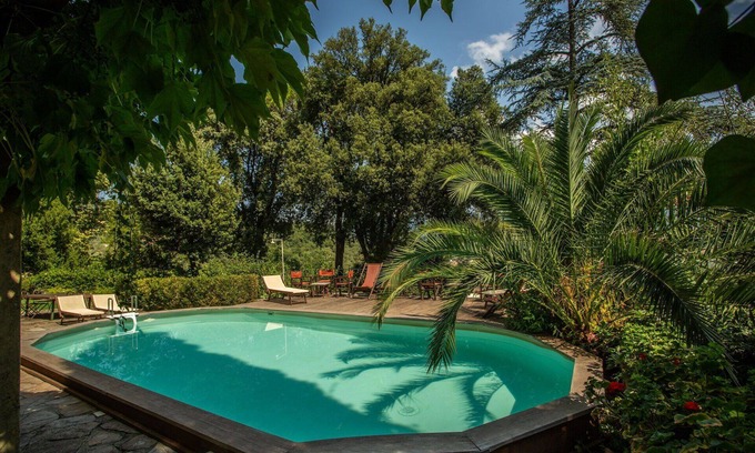 San Michele di Moriano Villa | Wonderful private villa with A/C, private pool, WIFI, TV, patio and panoramic view, close to Lucca