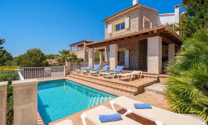 Cala Mesquida House | Wonderful private villa for 8 guests with WIFI, A/C, private pool, TV, terrace and pets allowed