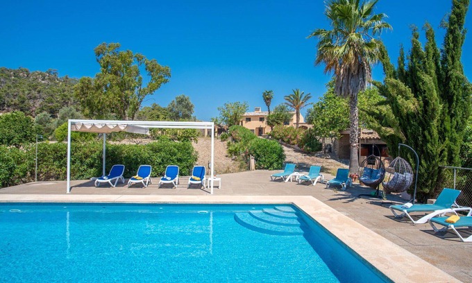 Felanitx House | Wonderful private villa for 10 people with private pool, WIFI, A/C, TV, patio and panoramic view